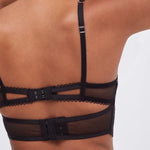 Load image into Gallery viewer, Isabela Lace Bustier Bra - Black