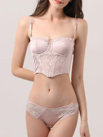 Load image into Gallery viewer, Noelia Satin Bustier &amp; Bottom Set

