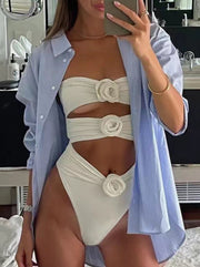 Darcy Floral Bandeau One-Piece