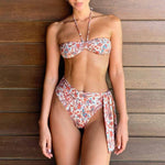 Load image into Gallery viewer, Felicity Paisley Bandeau Bikini &amp; Bottom
